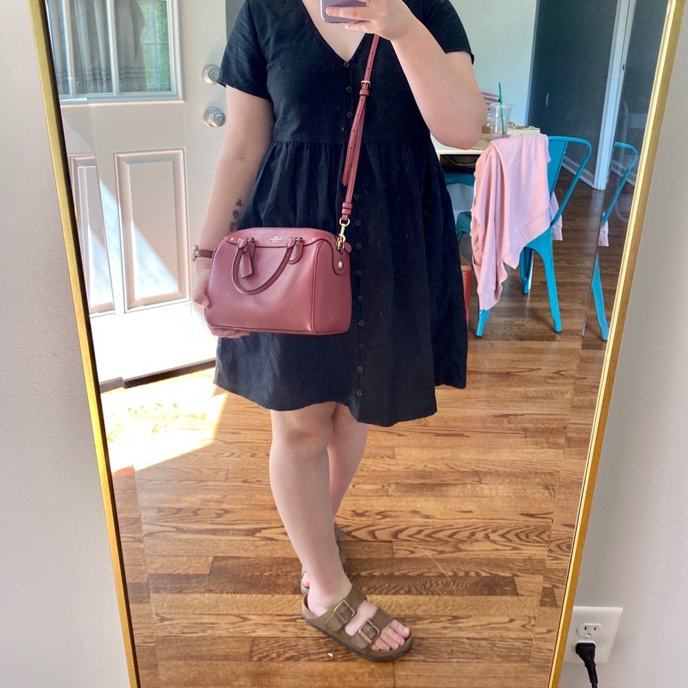 Rosy Mauve Coach Bag